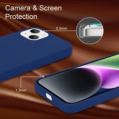iPhone 14 PLUS Suojakuori Kotelo Case (Sininen)