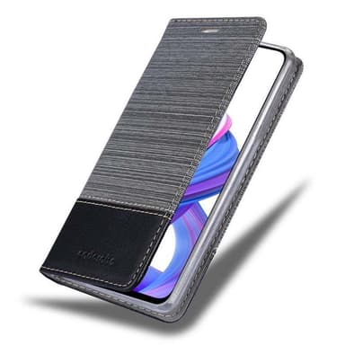 Honor 9X PRO Suojakuori Lompakkokotelo (harmaa)