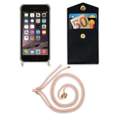 iPhone 6 / 6S Suojakuori Kotelo (Vaaleanpunainen)