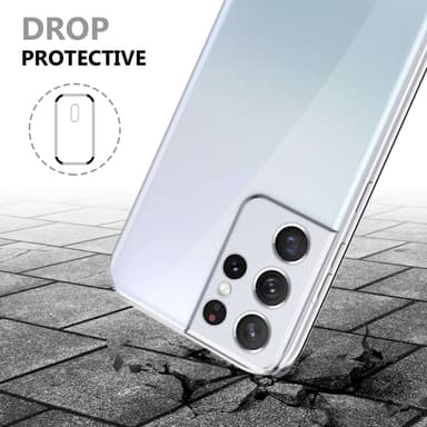 Samsung Galaxy S22 ULTRA Suojakuori Cover (Läpinäkyvä)