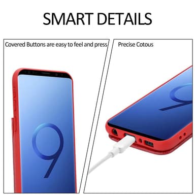 Suojakuori Samsung Galaxy S9 PLUS Kotelo (Punainen)