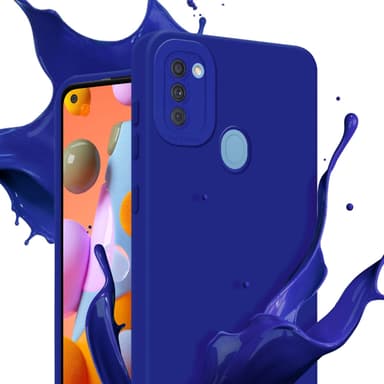 Samsung Galaxy A11 / M11 Suojakuori Kotelo (Sininen)