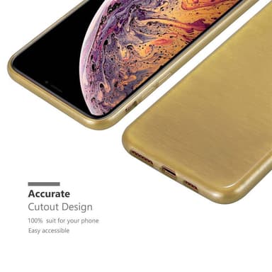 iPhone XS MAX Suojakuori Kotelo (kulta)