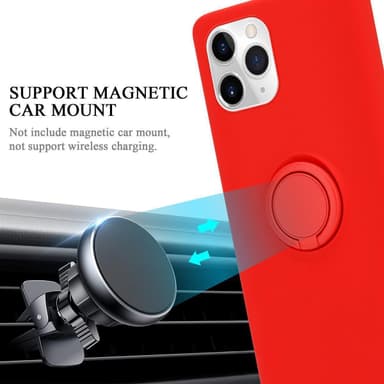 iPhone 11 PRO MAX Suojakuori Kotelo (Punainen)