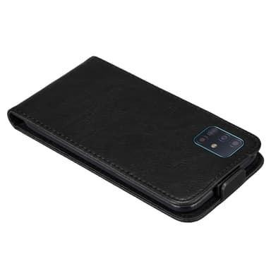 Samsung Galaxy A51 5G Suojakuori Lompakkokotelo (Musta)