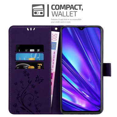 Realme 5 / 5i / 6i / C3 Suojakuori Lompakkokotelo