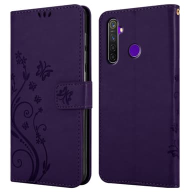 Realme 5 / 5i / 6i / C3 Suojakuori Lompakkokotelo