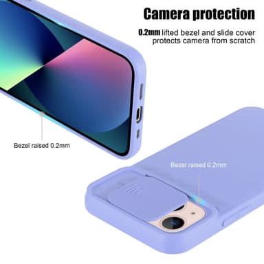 iPhone 13 Case Suojakuori Cover (Violetti)