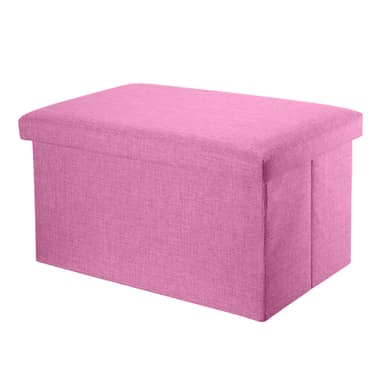 Taitettava penkki 78x38x38 cm Jakkara (vaaleanpunainen)