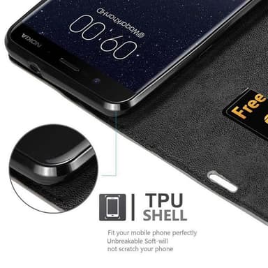 Nokia 8 Sirocco Suojakuori Lompakkokotelo (Ruskea)