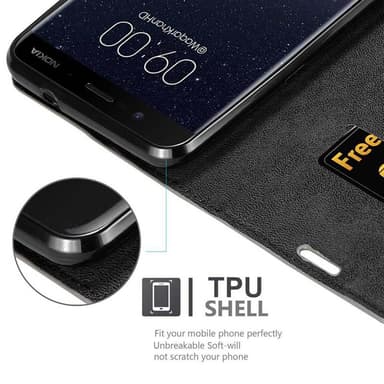 Nokia 8 Sirocco Suojakuori Lompakkokotelo (Ruskea)