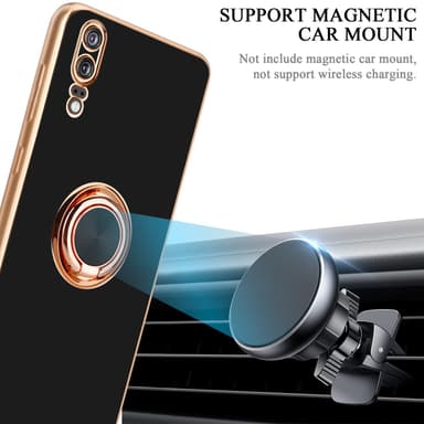 Huawei P20 Suojakuori Kotelo (Musta)