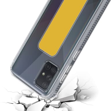 Samsung Galaxy A71 4G Suojakuori Kotelo (Keltainen)