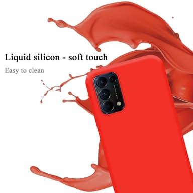 Oppo FIND X3 LITE Suojakuori Kotelo (Punainen)