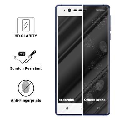 Nokia 3.1 Suojakalvo Karkaistu lasi Näytönsuoja