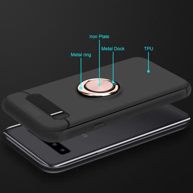 Samsung Galaxy S10 5G Suojakuori Kotelo (Musta)