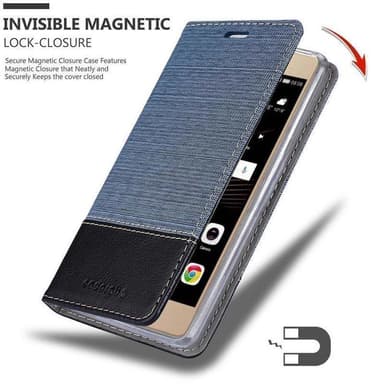 Huawei P8 MAX Suojakuori Lompakkokotelo (Sininen)