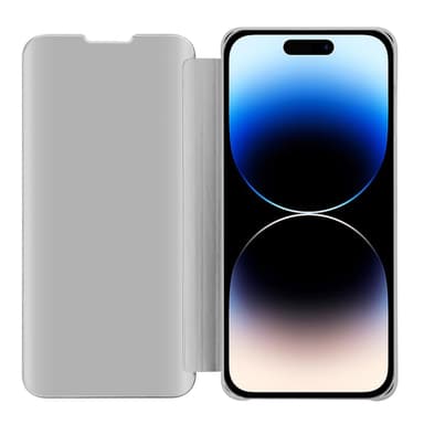 Suojakuori iPhone 14 PRO MAX Lompakkokotelo (Hopea)