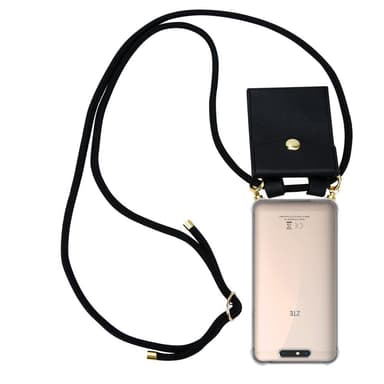 ZTE Blade V8 Suojakuori Kotelo Ketju (Musta)