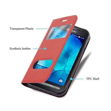 Lompakkokotelo Samsung Galaxy XCover 3 Case (Punainen)