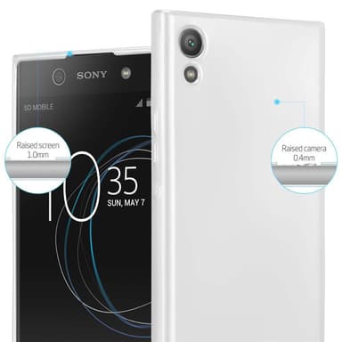 Sony Xperia XA1 Suojakuori Kotelo (Hopea)