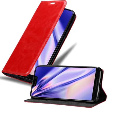 Google PIXEL 3 XL Suojakuori Lompakkokotelo (Punainen)