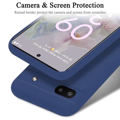Google PIXEL 6A Suojakuori Kotelo Case (Sininen)