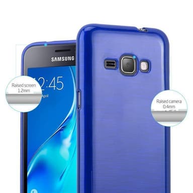 Samsung Galaxy J1 2016 Suojakuori Kotelo (Sininen)