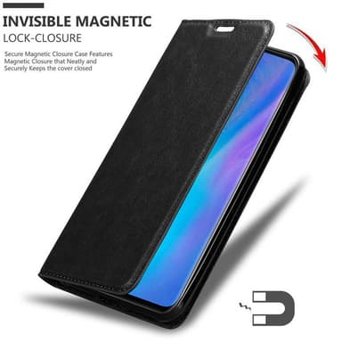 Huawei P30 PRO Suojakuori Lompakkokotelo (Musta)