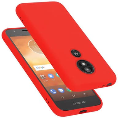 Motorola MOTO E5 PLAY GO Suojakuori Kotelo (Punainen)