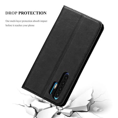 Huawei P30 PRO Suojakuori Lompakkokotelo (Musta)