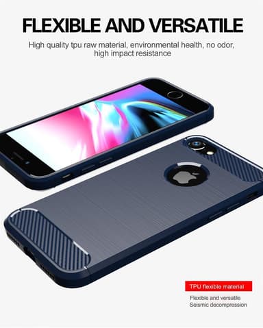 Suojakuori iPhone 7 / 7S / 8 Kotelo (Sininen)