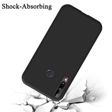 Huawei P40 LITE E Suojakuori Kotelo Case (Musta)