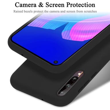 Huawei P40 LITE E Suojakuori Kotelo Case (Musta)