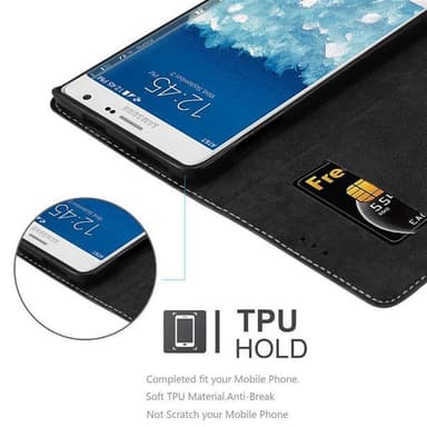 Samsung Galaxy NOTE EDGE Suojakuori Case (Musta)