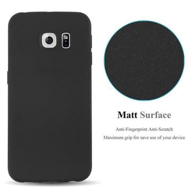 Suojakuori Samsung Galaxy S6 EDGE Kotelo (Musta)