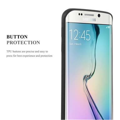 Suojakuori Samsung Galaxy S6 EDGE Kotelo (Musta)