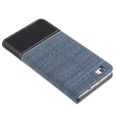 Huawei P8 LITE 2015 Suojakuori Lompakkokotelo (Sininen)
