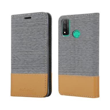 Huawei P SMART 2020 Suojakuori Lompakkokotelo (harmaa)