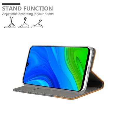 Huawei P SMART 2020 Suojakuori Lompakkokotelo (harmaa)