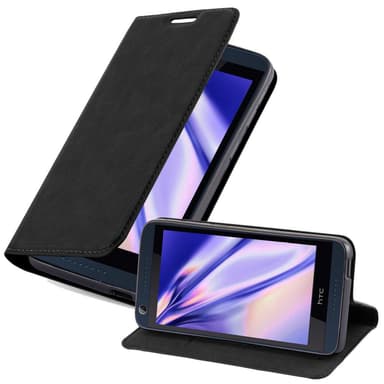 HTC Desire 626G Suojakuori Lompakkokotelo (Musta)