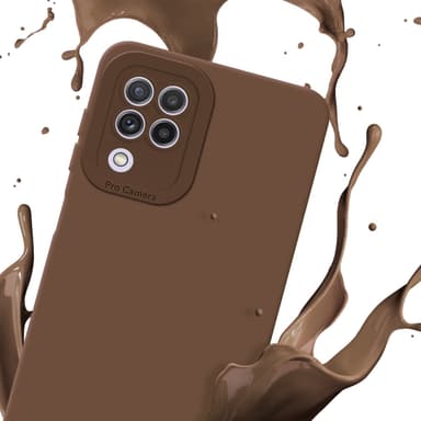 Samsung Galaxy A22 4G Suojakuori Kotelo (Ruskea)