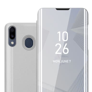 Suojakuori Samsung Galaxy M20 Lompakkokotelo (Hopea)