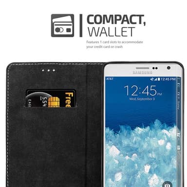 Samsung Galaxy NOTE EDGE Suojakuori Case (Musta)