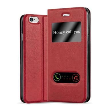 Lompakkokotelo iPhone 6 / 6S Case (Punainen)