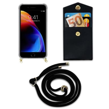 iPhone 7 / 7S / 8 / SE 2020 Suojakuori Kotelo (Musta)