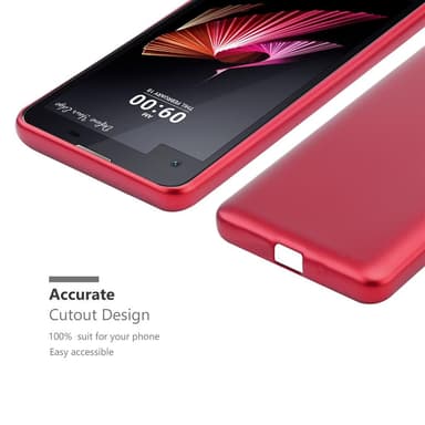 LG X SCREEN Suojakuori Kotelo (Punainen)