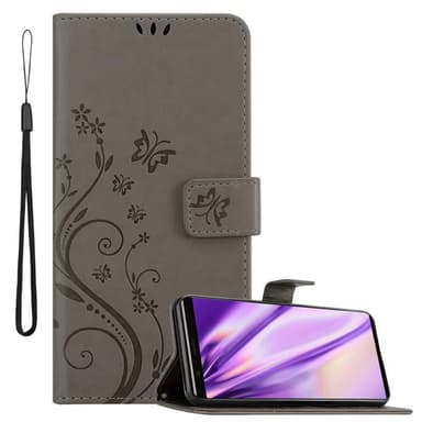 Sony Xperia 5 Suojakuori Lompakkokotelo (harmaa)