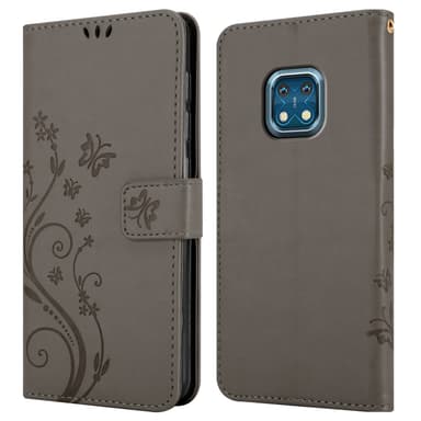 Nokia XR20 Suojakuori Lompakkokotelo (harmaa)
