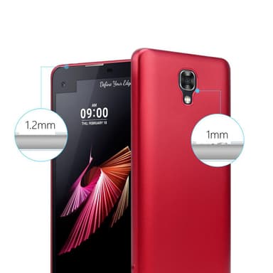 LG X SCREEN Suojakuori Kotelo (Punainen)